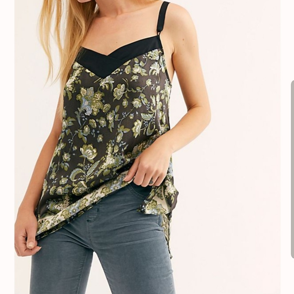 Free People Solstice Floral Printed Camisole Tank